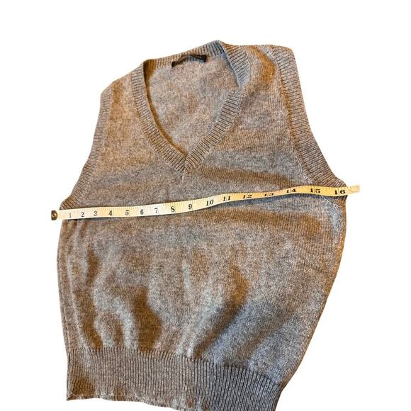 Brandy Melville Grey Wool Blend Sweater Vest One Size - Picture 3 of 6